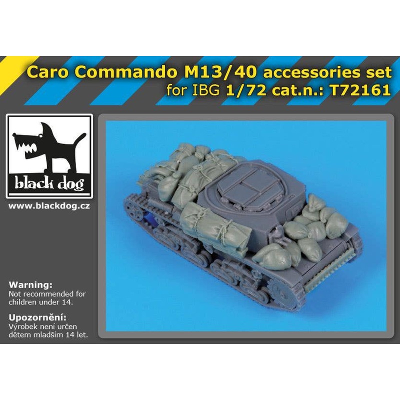 1/72 Caro comando M13/40 accessories set