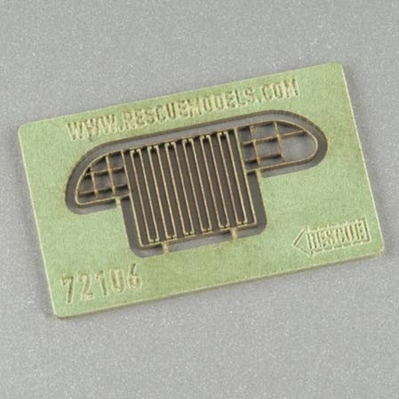 1/72 GMC CCKW 352/353 front grill (asymmetrical) (for Heller)