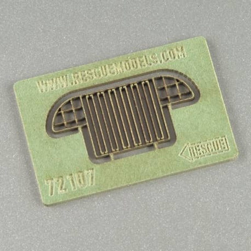 1/72 GMC CCKW 352/353 front grill (symmetrical) (for Heller)