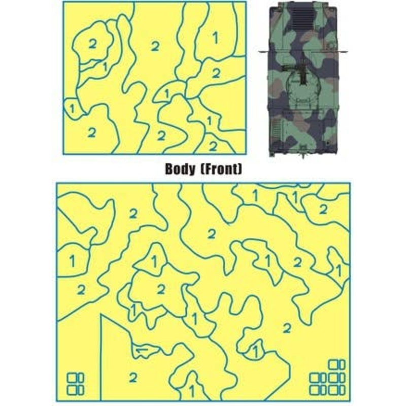 1/72 HMMWV Camouflage Mask