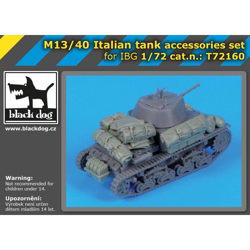 1/72 M13/40 Italian tank accessories set