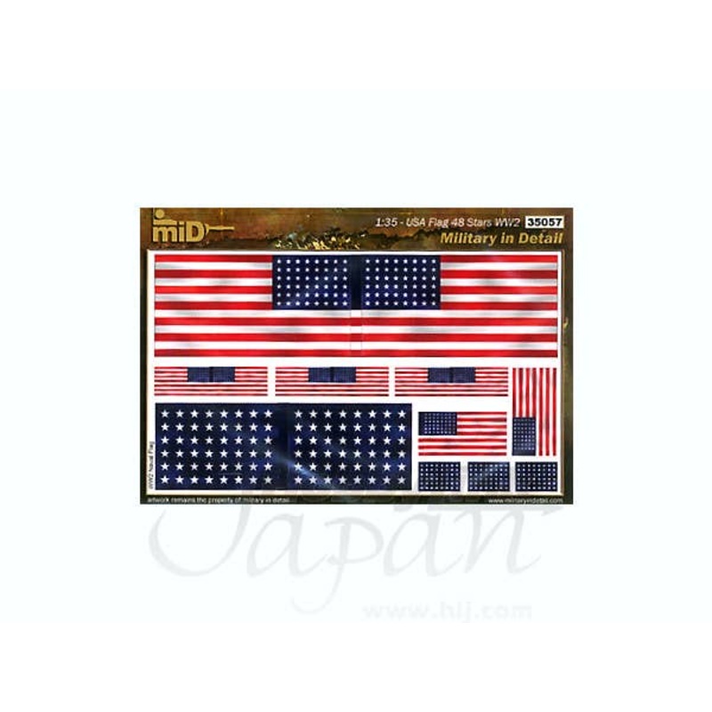 1/72 USA Flag 48 Stars WWII