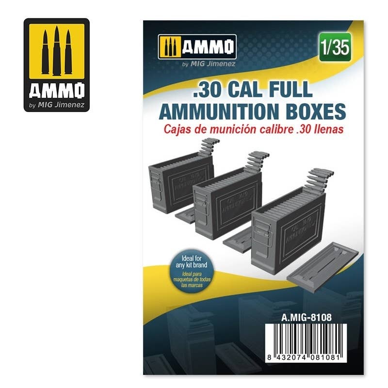 1/35 .30Cal Ammo Box (With Ammo)