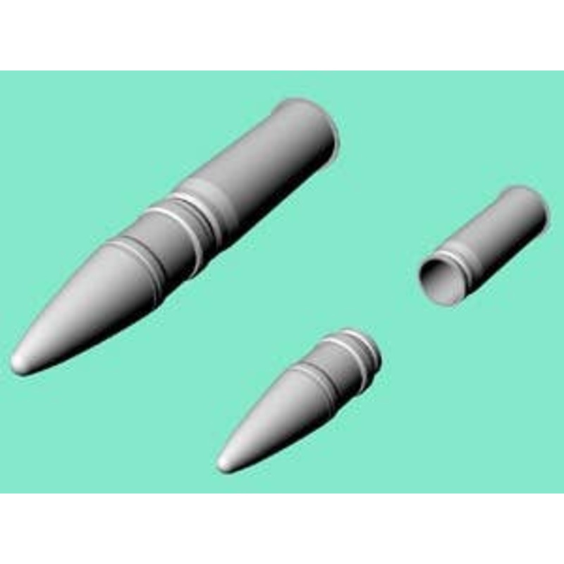 1/35 7.5 cm Pzgr.Patr.39 Kw.K.37 / Stu.K.37 L / 24 APCR Shell, Ammunition Box Set (Short Barrel III Assault Gun, Short Barrel IV Tank for Each Type and Others)