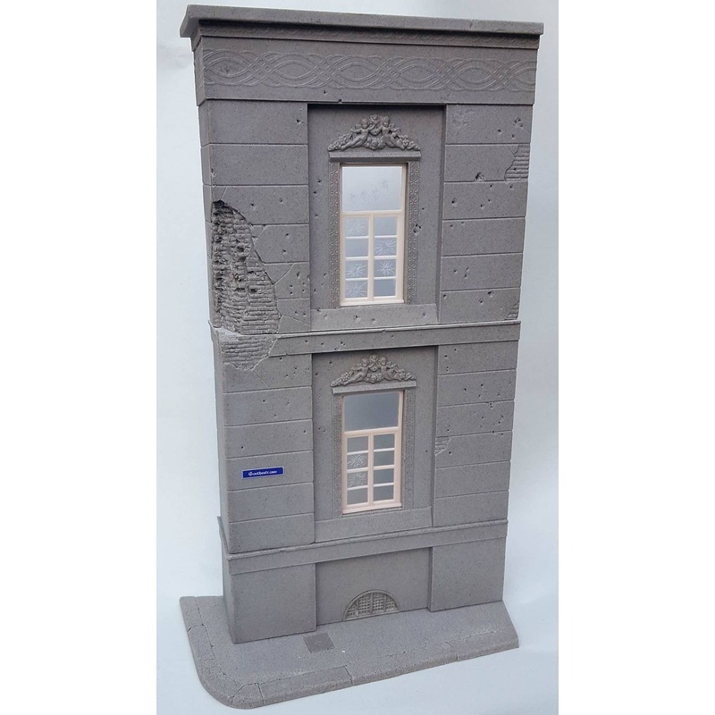 1/35 Destroyed Building (with Gunshot Window)