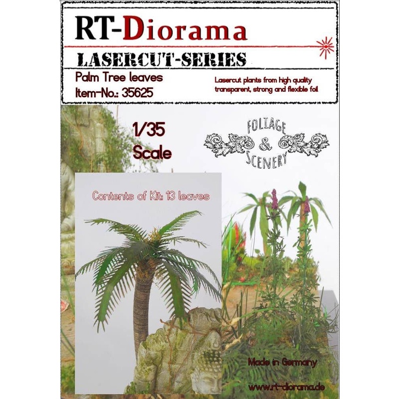 1/35 Foliage & Scenery, Palm Tree Leaves (13 pieces)