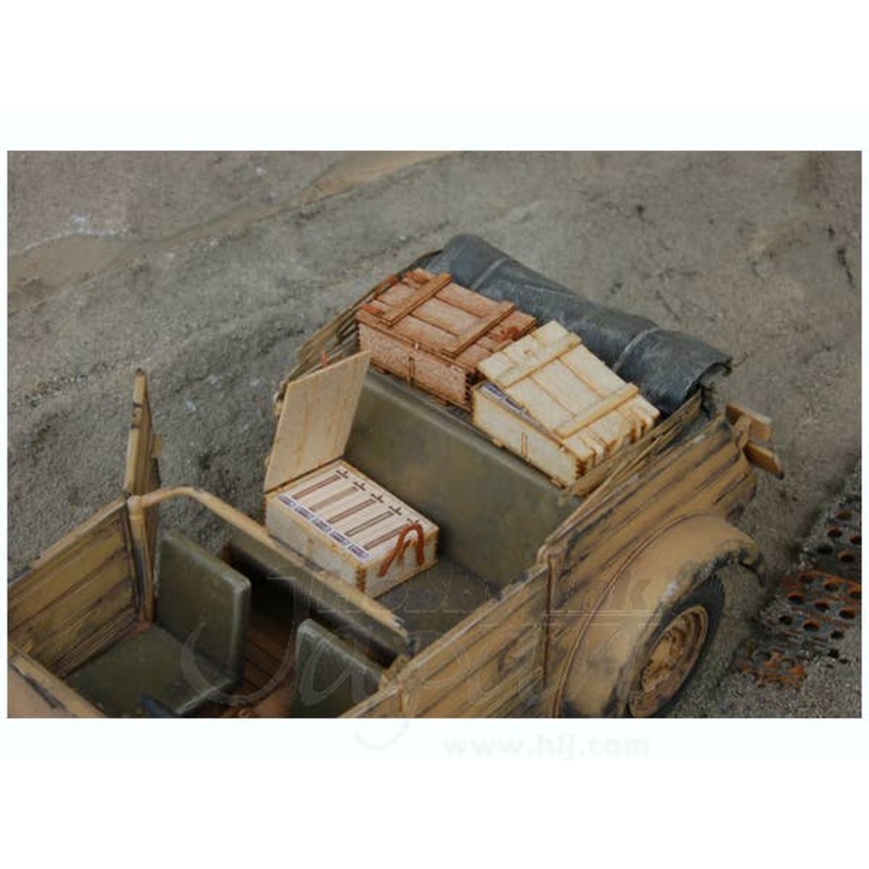 1/35 German 7.92 Wooden Ammo Box