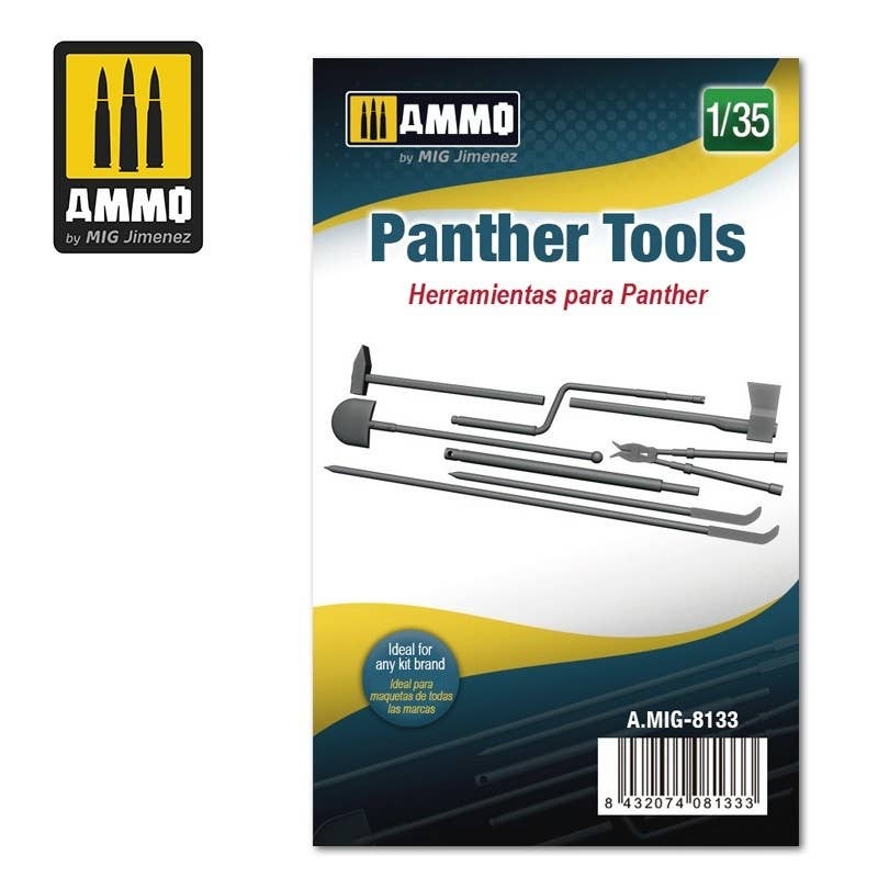 1/35 In-Vehicle Tool Set for Panther Tanks