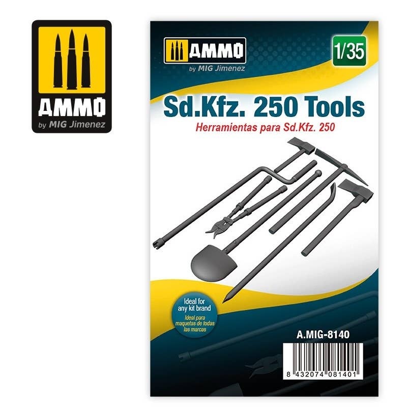 1/35 In-Vehicle Tool Set for Sd.Kfz.250