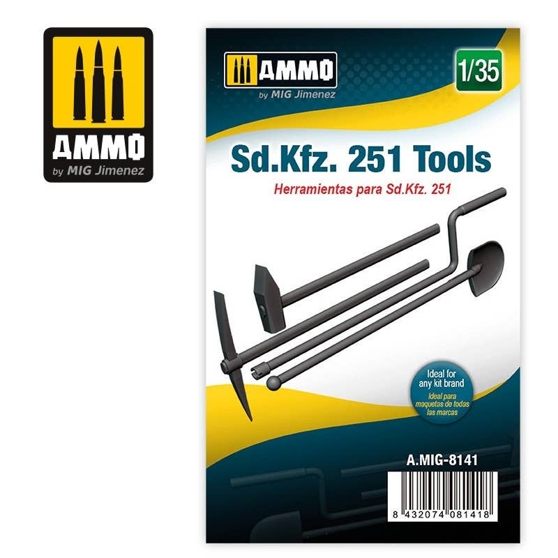 1/35 In-Vehicle Tool Set for Sd.Kfz.251