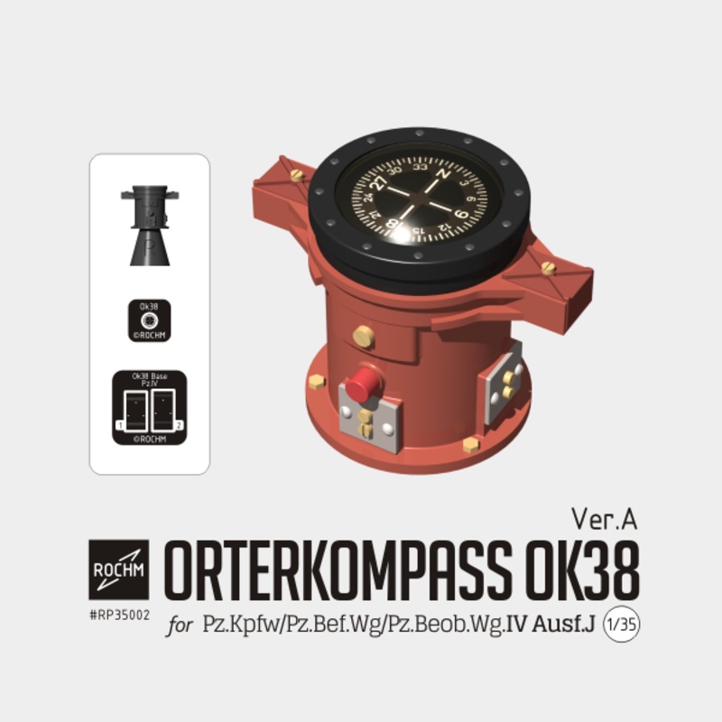 1/35 Orterkompass OK 38 Ver.A for Pz.Kpfw/Pz.Bef.Wg/Pz.Beob.Wg.IV Ausf.J