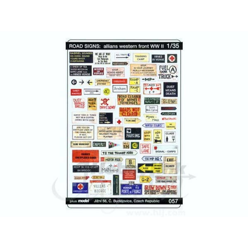 1/35 Road Signs: Allied Western Front WWII