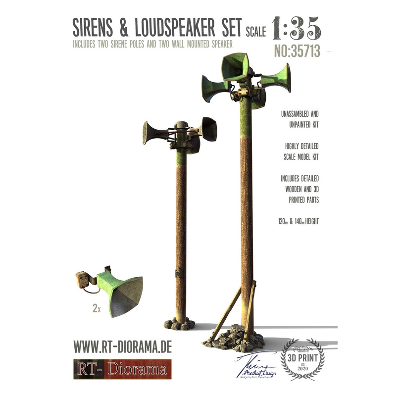 1/35 Sirens & Loudspeaker Set