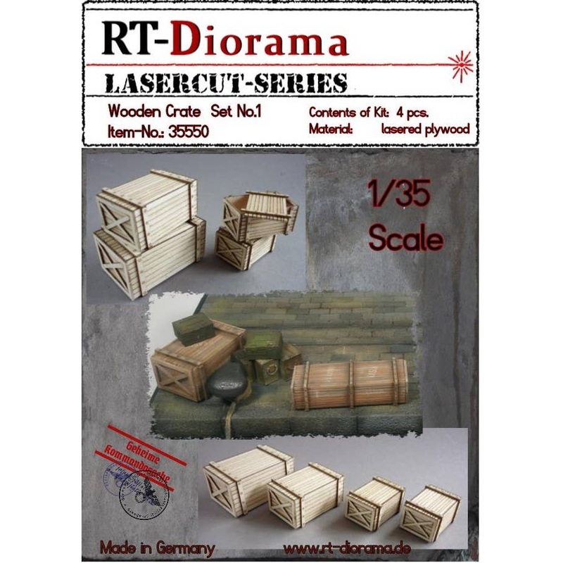 1/35 Wooden Crate Set No. 1