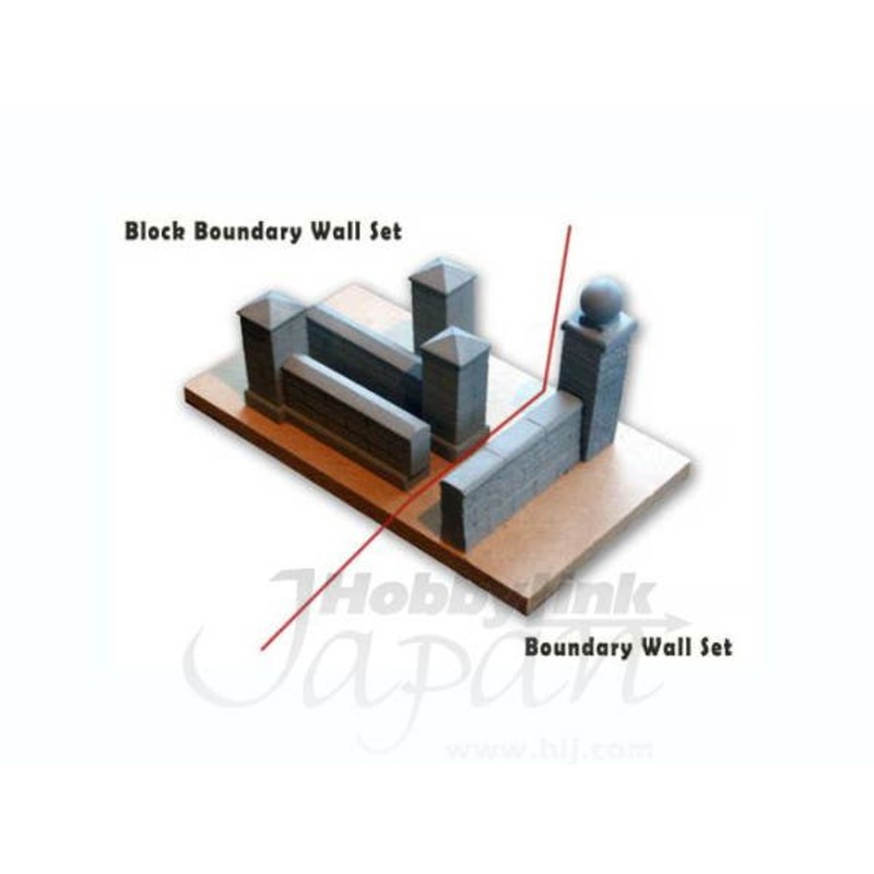 1/35 Block Boundary Wall Set