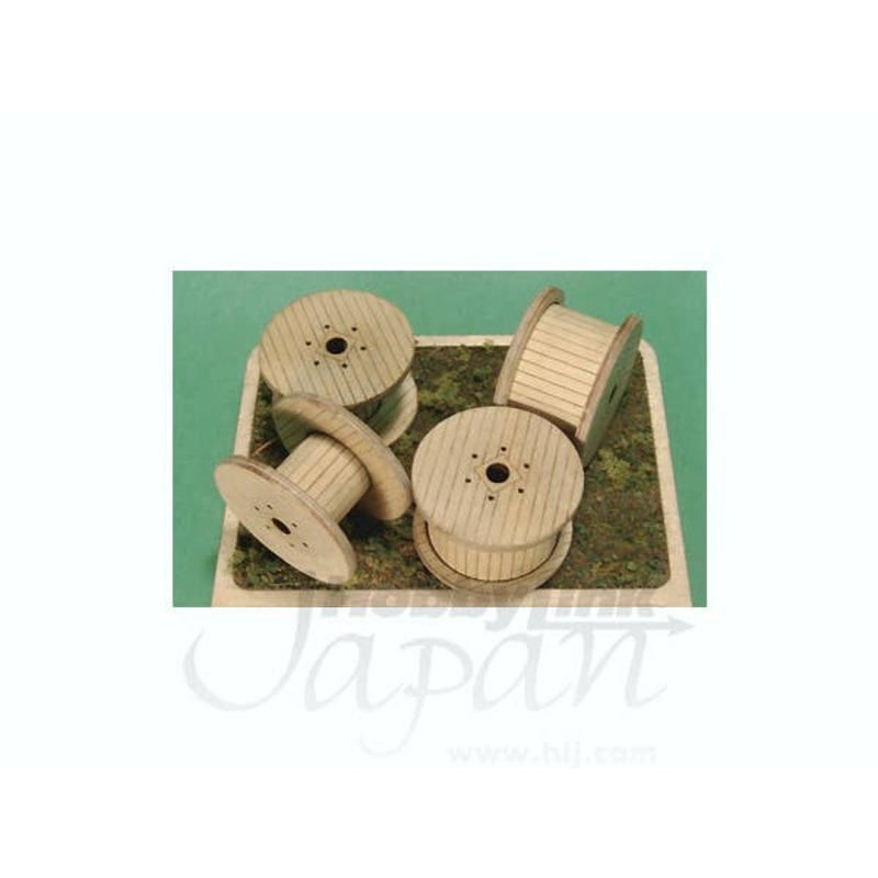 1/35 Cable Reels Large Empty & Loaded 4-Pack