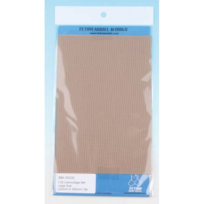 1/35 Camouflage Net Large Size (220mm x 300mm Tan)