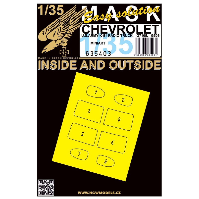 1/35 Chevrolet G7105, K51, G506 mask