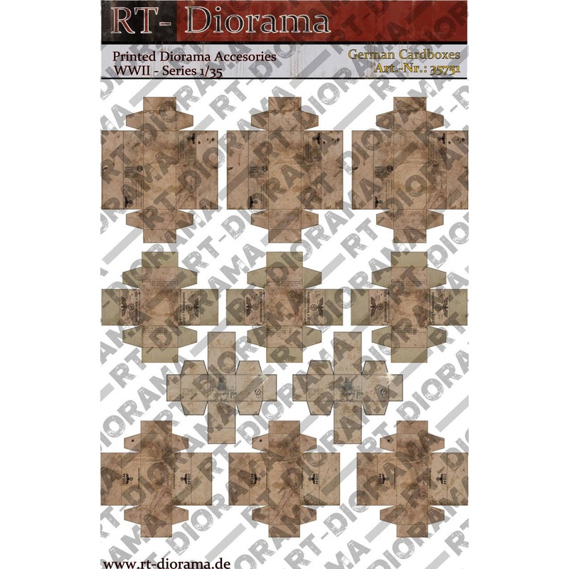 1/35 Printed Accesories:German cardboxes