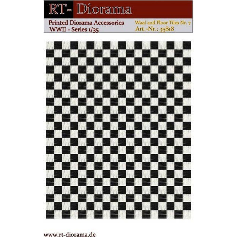 1/35 Printed Accesories: Wall and Floor Tiles Nr.7