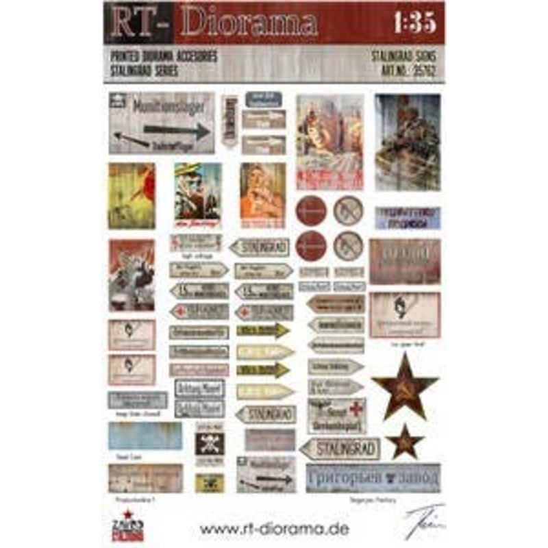 1/35 Printed Accessories Stalingrad Signs