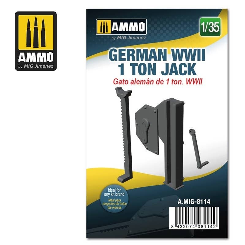 1/35 WW.II 1 Ton Jack For German Military Vehicles