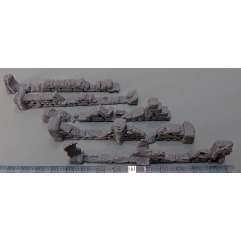1/150 Stone Wall 5pcs