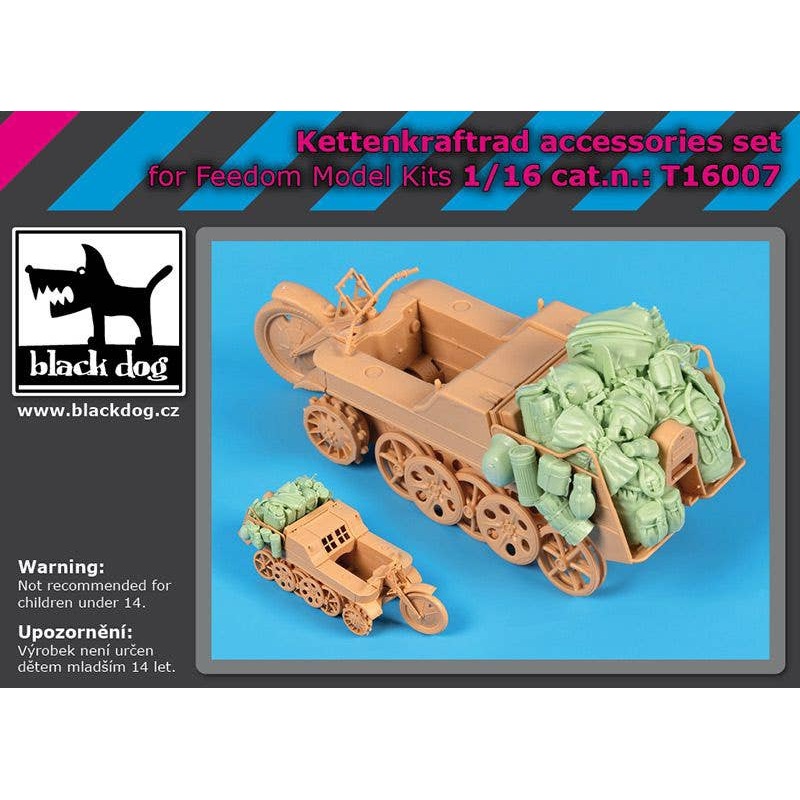 1/16 Kettenkrafttrad  accessories set