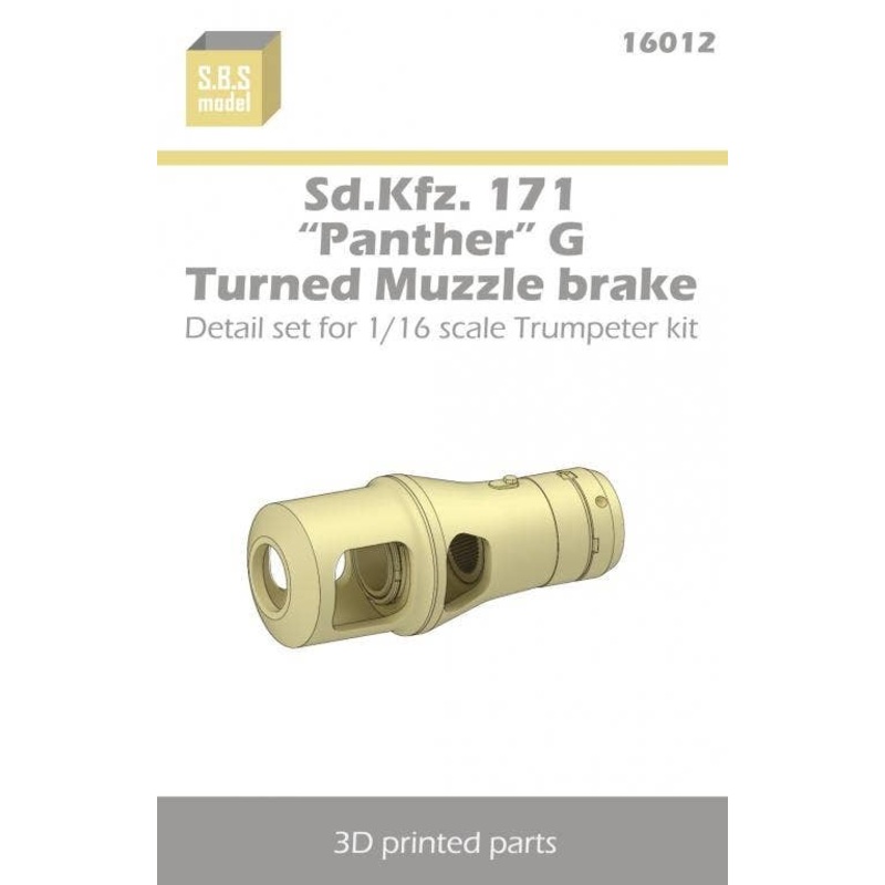1/16 Sd.Kfz. 171 Panther G Turned Muzzle Brake (for Trumpeter)
