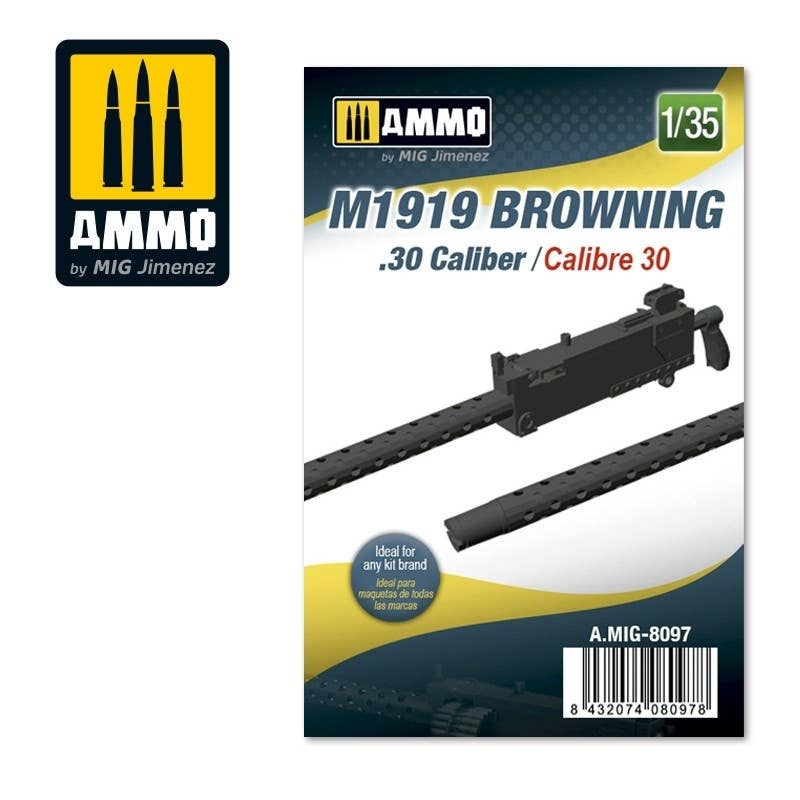 1/35 Browning M1919 Machine Gun .30 Cal