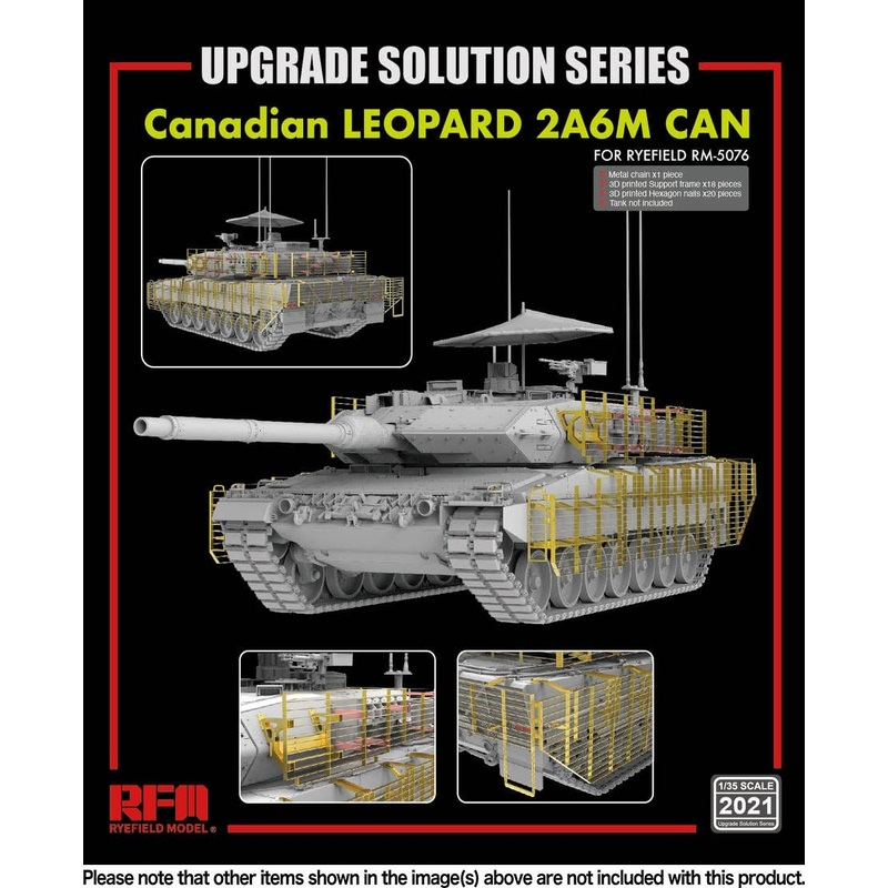 1/35 Canadian Army Leopard 2A6M Can Upgrade Parts Set (for RFM5076)