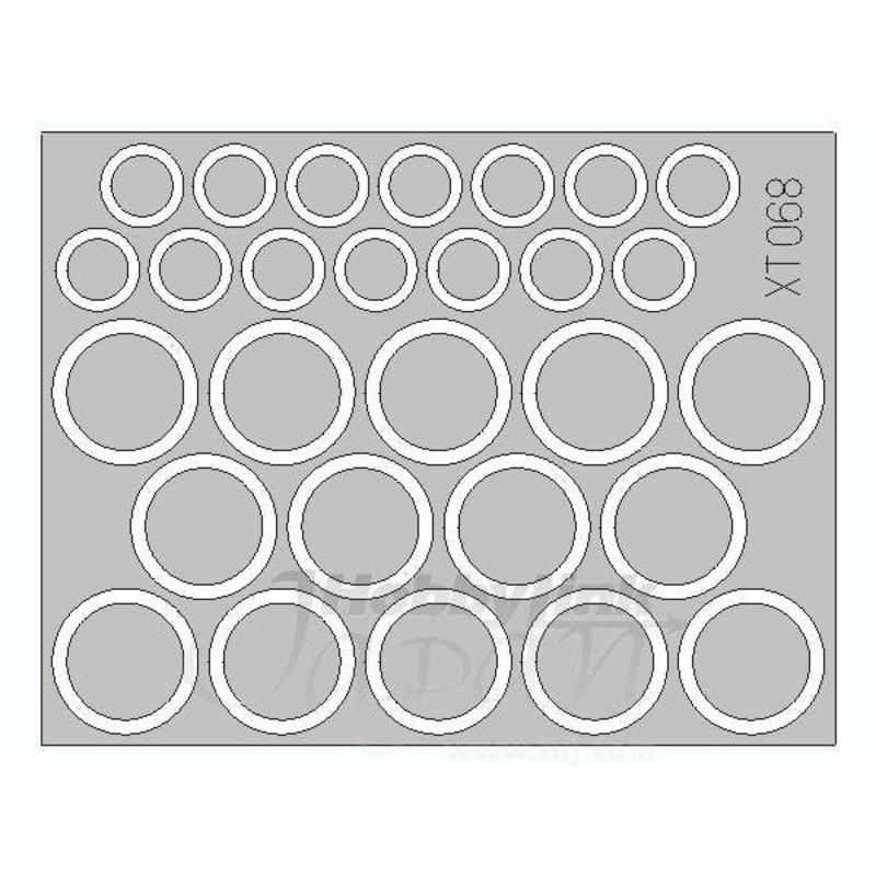 1/35 M26 Pershing Wheel Masks (for Tamiya)