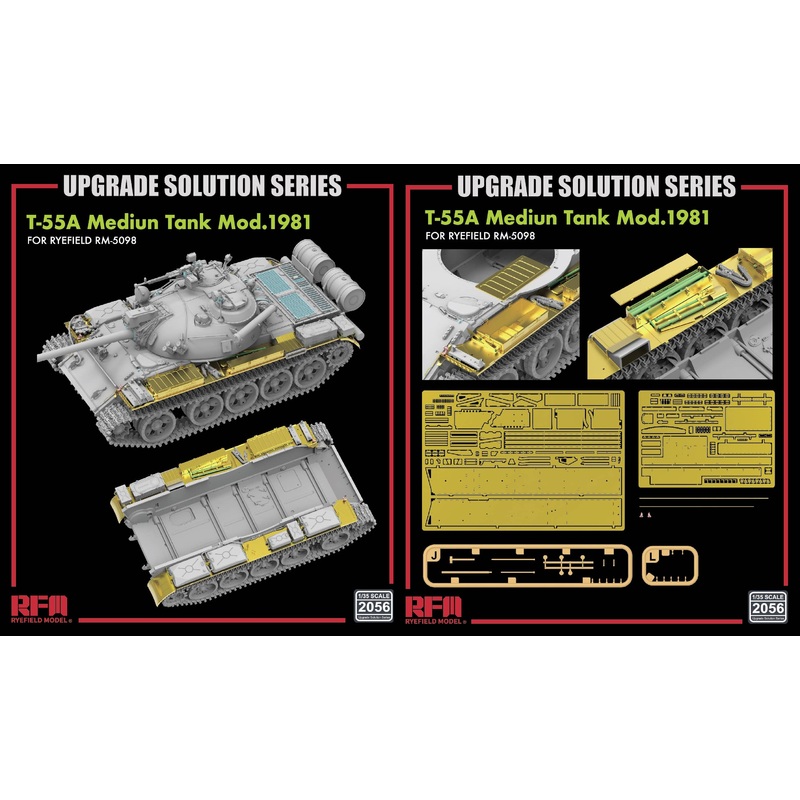 1/35 Upgrade set for 5098 T-55A Fenders