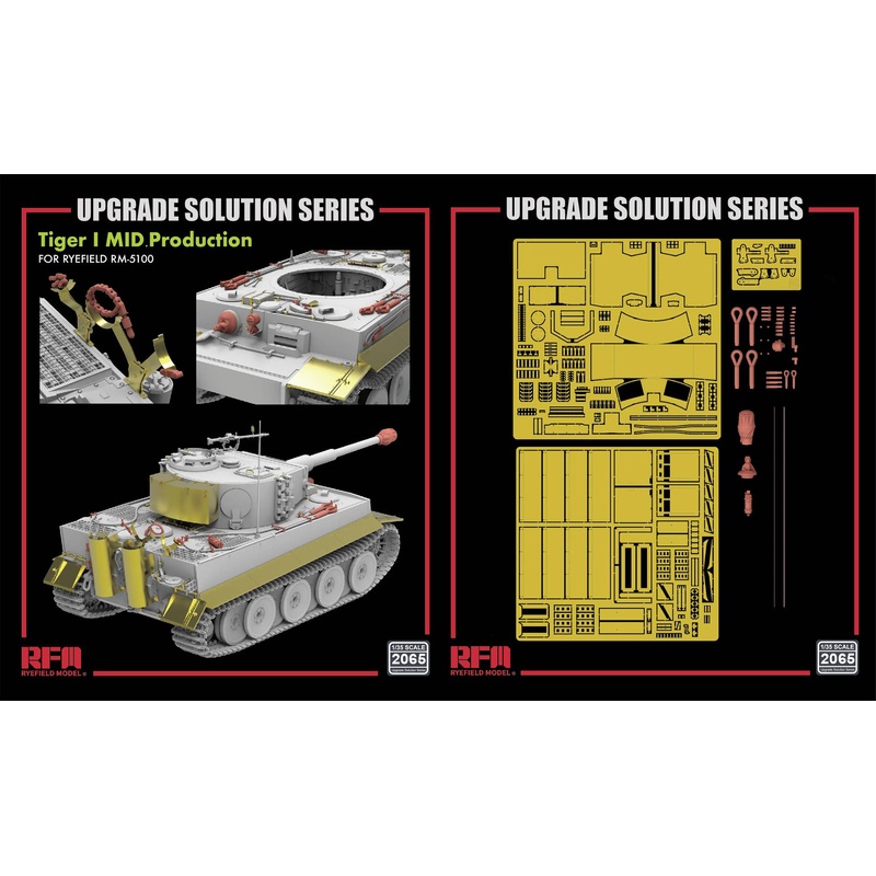 1/35  Upgrade set for RFM5100 Pz.Kpfw. VI Ausf. E Tiger I MID. Production