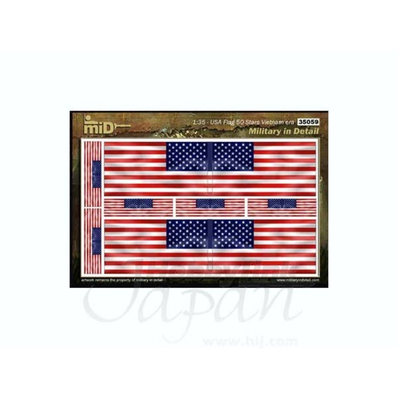 1/35 USA Flag 50 Stars Vietnam Era