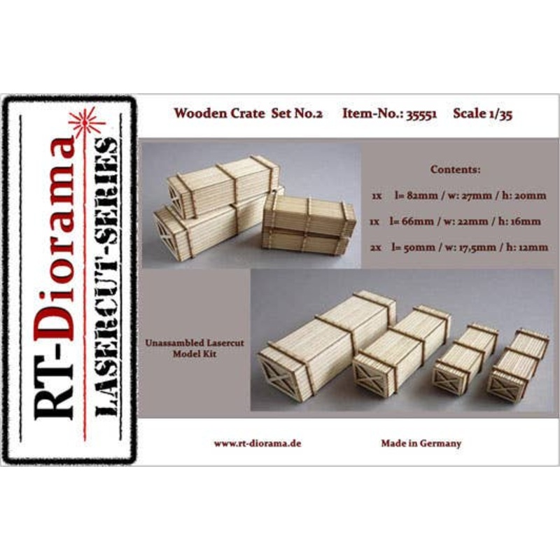 1/35 WOODEN CRATE SET No. 2
