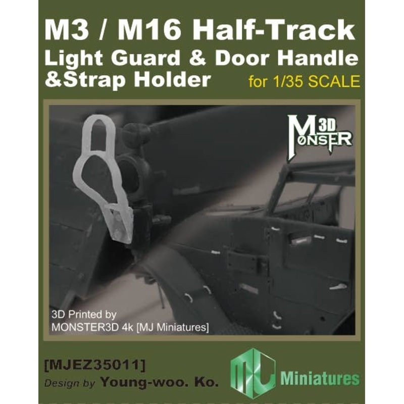 1/35 WW.II US Army M3 / M16 Half Track Detail Set Light Guard, etc.