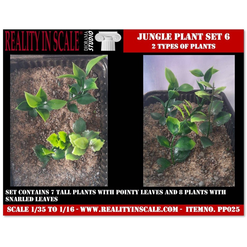 Jungle Plants Set 6 Contains 2 types of plants (1/16 - 1/35)