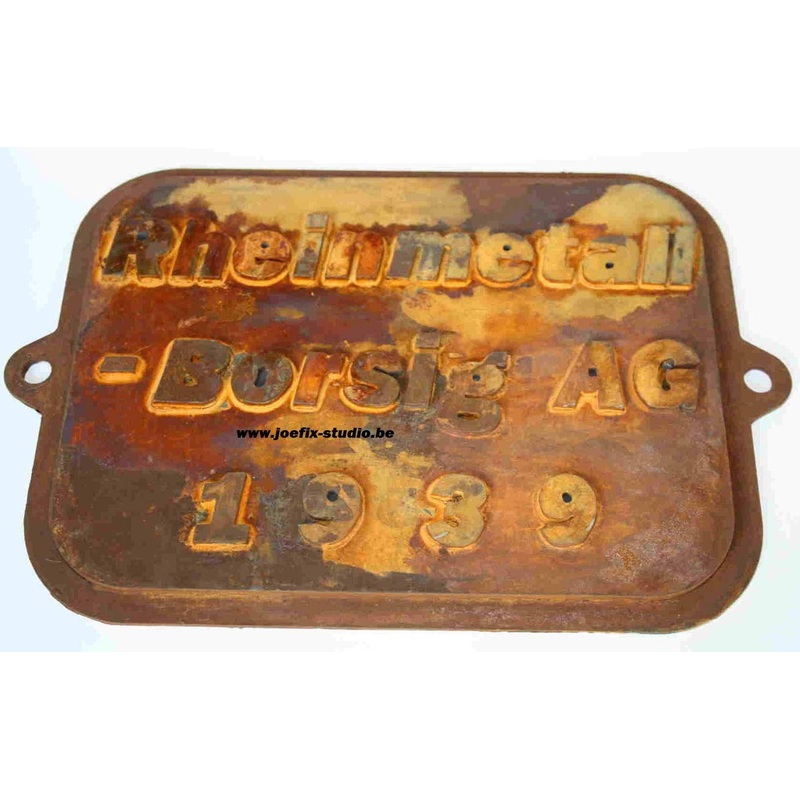 Square Factory Name Plate