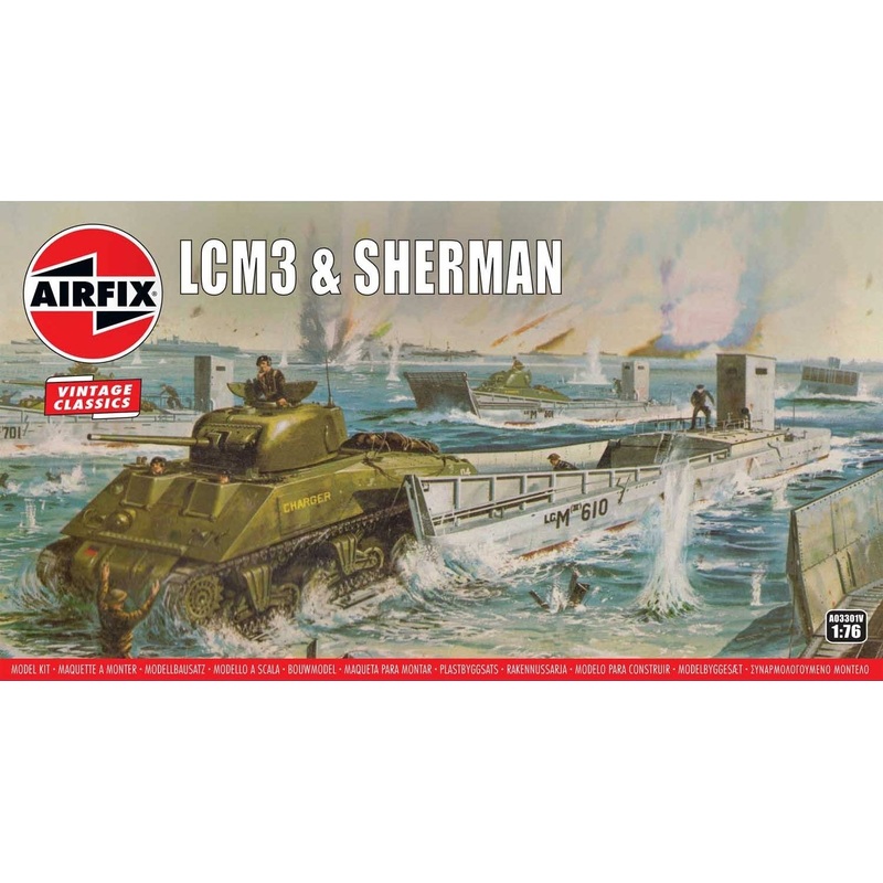 1/76 LCM3 & Sherman