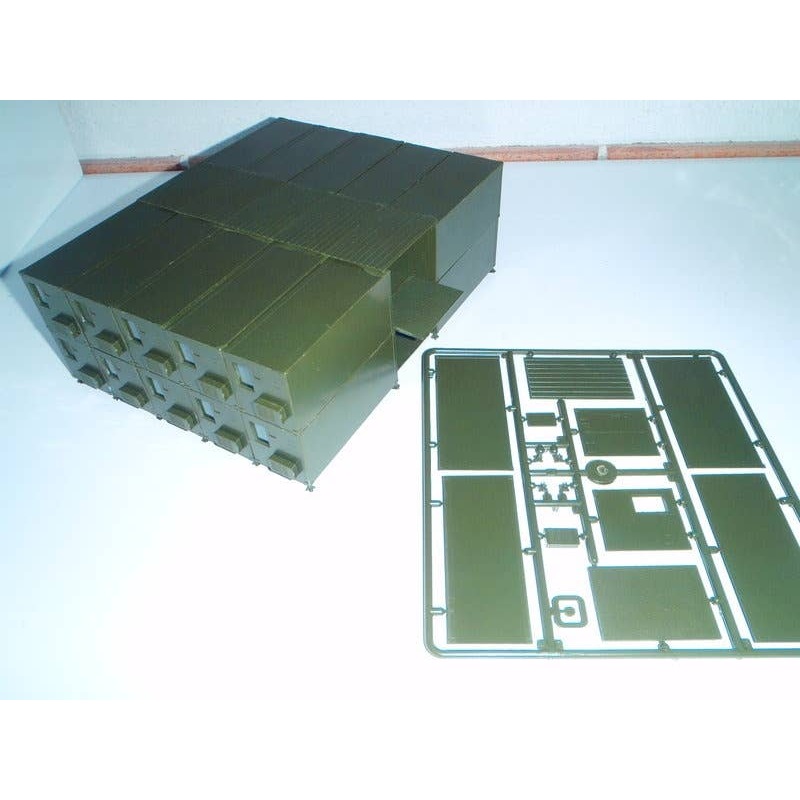 1/87 Feldlager Wohncontainer stapelbar Bronzegrun