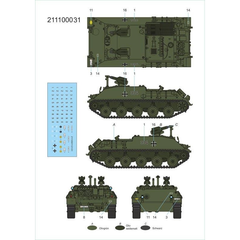 1/87 Raketenjagdpanzer 2 SS-11 Bundeswehr