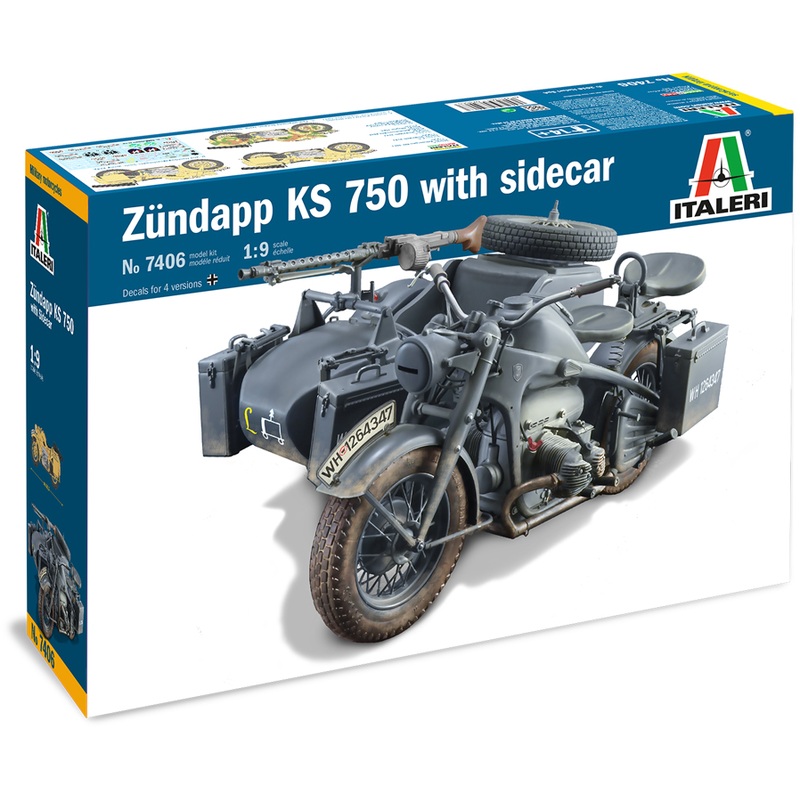 1/9 Zundapp KS 750 with Sidecar