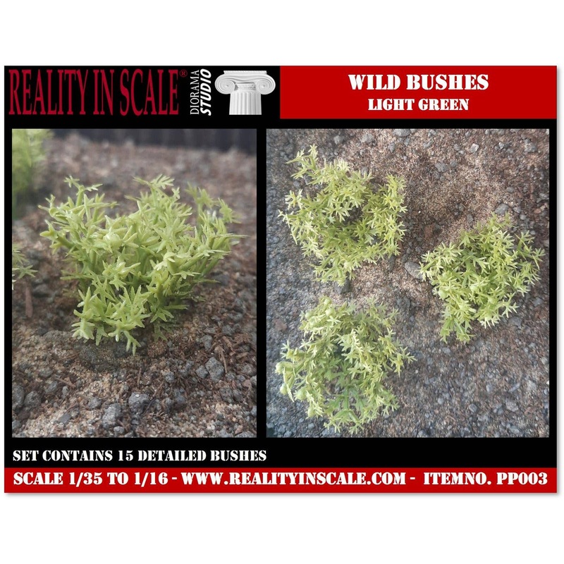 Bushes in the Field-Light Green (1/16 - 1/35)