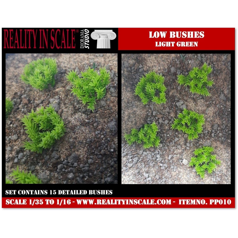 Low Bushes - Light Green (1/16 - 1/35)