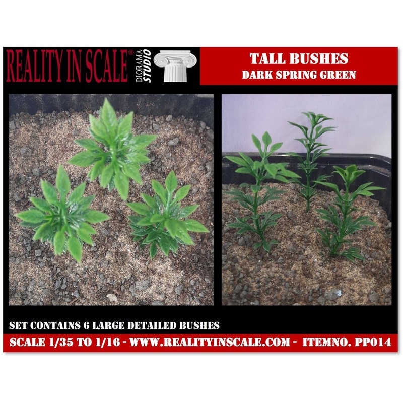 Small Tree/Tall Bush Type 1-Dark Spring Green (1/16 - 1/35)