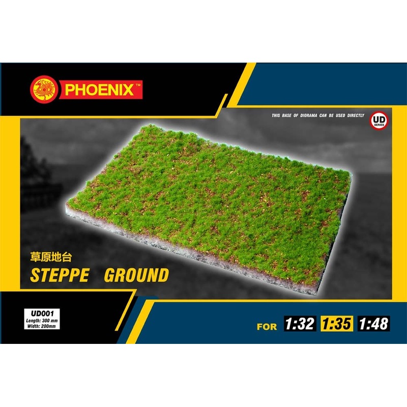 Steppe Ground (With Grass) Suitable for 1/32, 1/35 and 1/48 (30cm x 20cm)