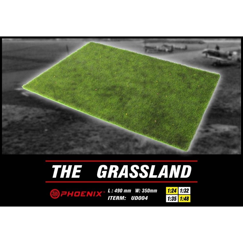The Grassland (With Grass) Suitable for 1/32, 1/35 and 1/48 (49cm x 35cm)