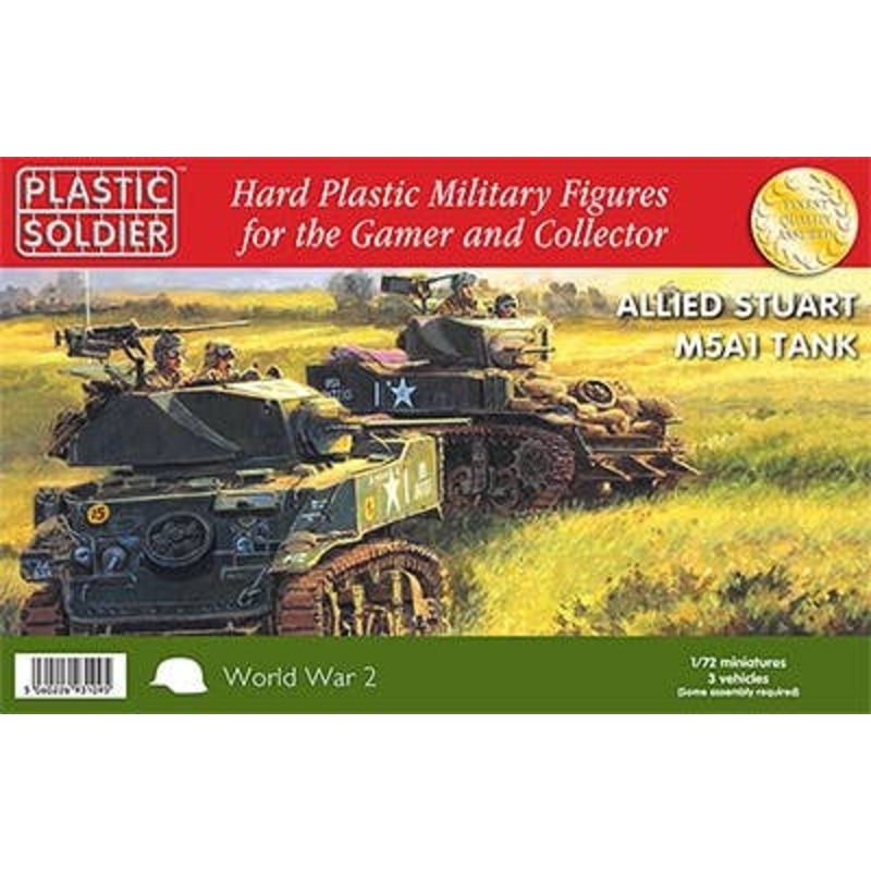 1/72 Allied M5A1 Stuart Tank