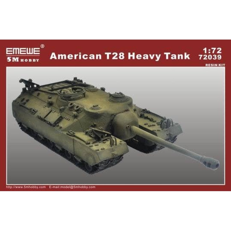 1/72 American T28 Heavy Tank
